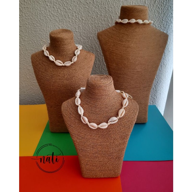 Choker Buzios Verão Praia Natural Brisa Concha Mar