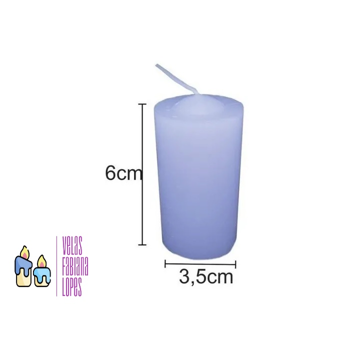 Kit Com 10 Velas Refil 12 Horas Decoração Festas Eventos