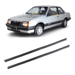 Par 2 Borrachas Do Vidro Pestanas Externas Monza 2 Portas em Oferta na Shopee