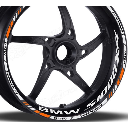 Friso + Adesivo Interno Refletivo M6 Roda Moto Bmw S 1000 Xr