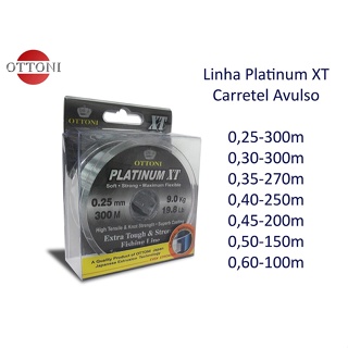 Linha Platinum XT Carretel Grande - Varias Medidas em Oferta na Shopee