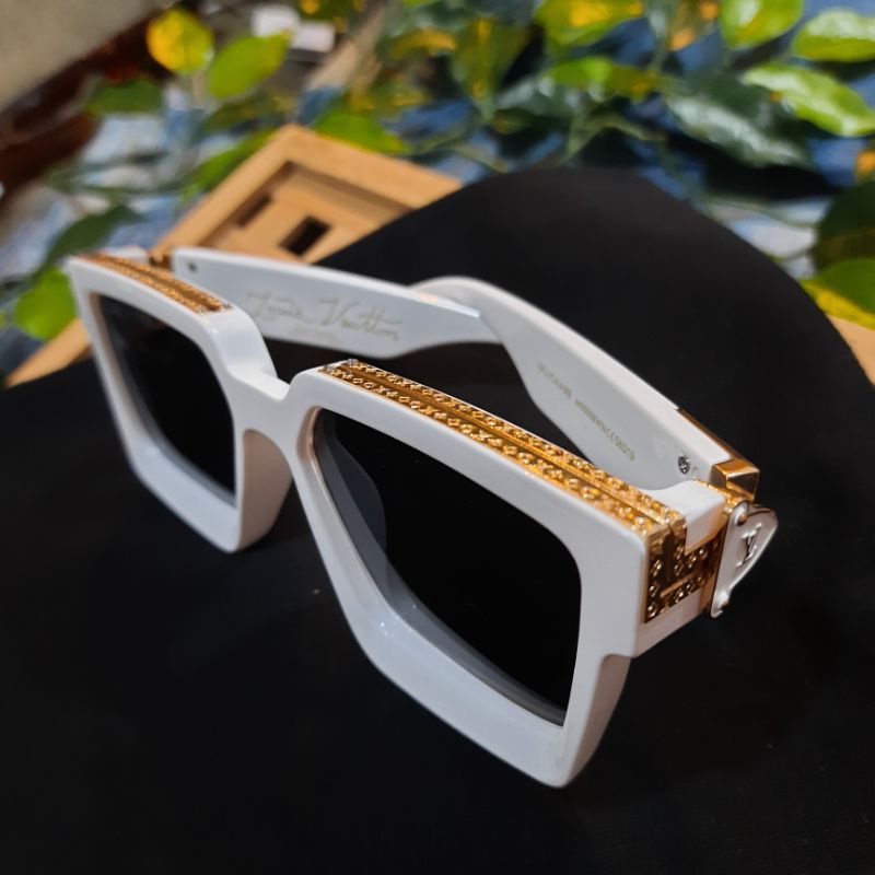Óculos de sol importado unissex masculino feminino Louis Vuitton Millionaire