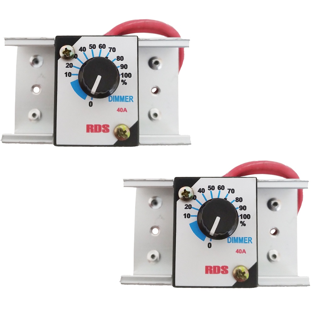 Kit Com 2 X Dimer Controlador 6000w 40a regulador dimmer Exaustor tensão