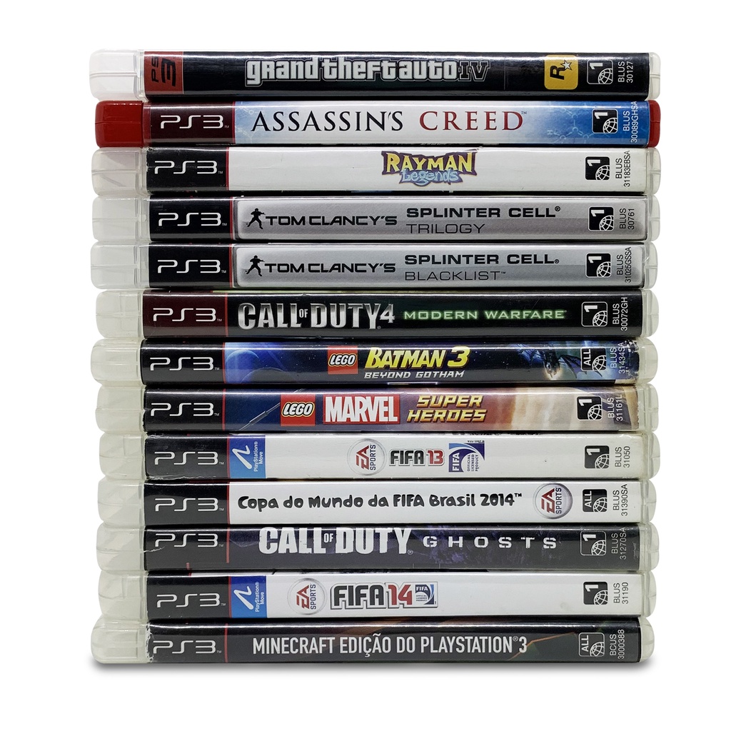 Jogos PS3 Baratos GTA IV, Rayman Legends, Assassin's Creed, Lego