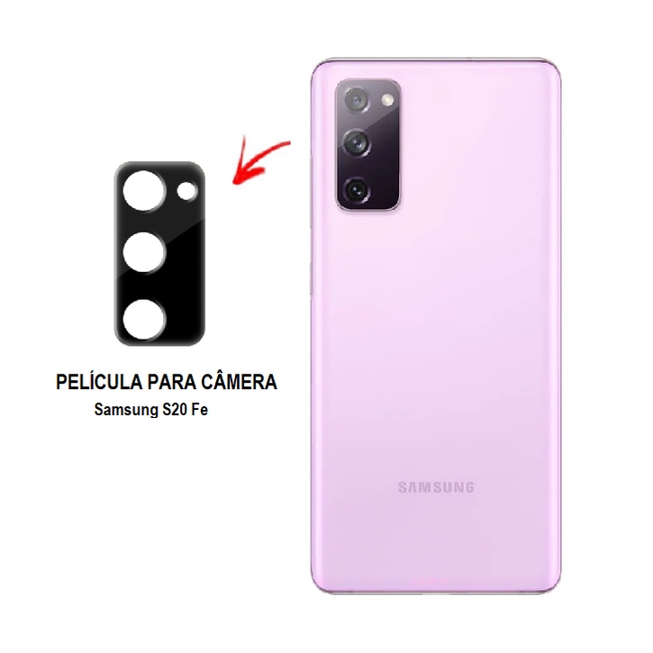 Película Para Câmera De Celular Vidro Temperado Proteção Risco - Samsung S20 FE