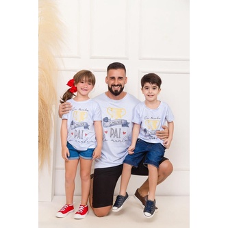 Kit Tal Pai Tal Filhos, Melhor Pai Do Mundo, 3pçs