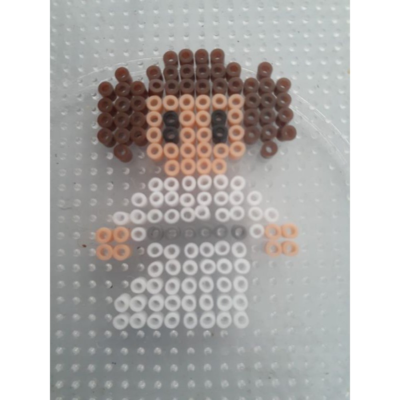 Presilha personalizada hama beads / pixel arte / pixel art - princesa ...