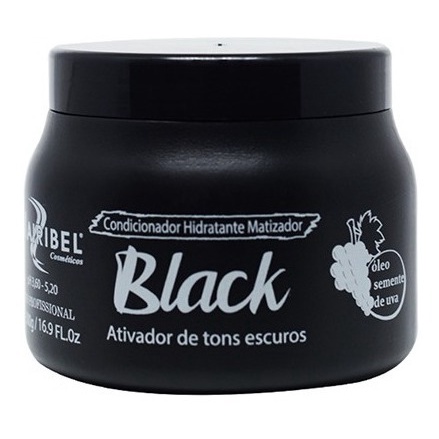 Máscara Matizador Black 500g Tratamentos Mairibel