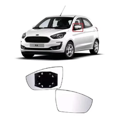 Lente Espelho C/ Base Retrovisor Ka 2015 2016 2017 2018 2019
