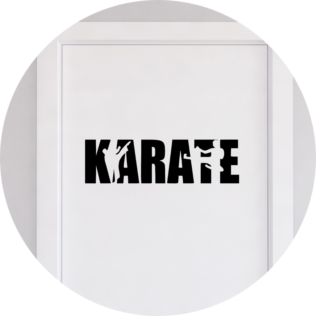 Adesivo para Porta Karate Shotokan Arte Marcial