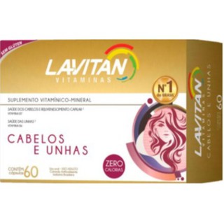 Lavitan Hair Cabelos E Unha Cimed 60 Cápsulas