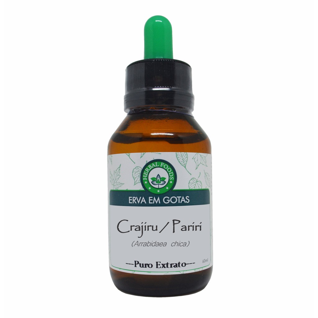 Crajiru ou Pariri - Extrato 60ml (Tintura mãe) em Oferta na Shopee