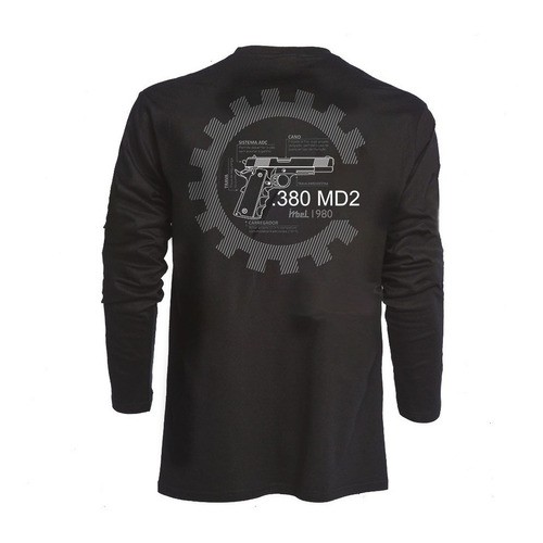 Camiseta Camisa Militar Imbel 380 Md2 Sem Tiro Esportivo Manga Longa