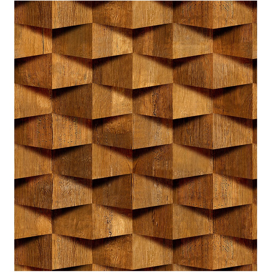 Papel de Parede Madeira Robusta Rústica 3d Para Quartos e Sala 2,00 mts