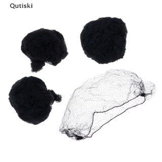 Qutiski 50/100Pcs Redes De Cabelo Femininas Elásticas Invisíveis Malha Elástica Preta De snood Peruca em Oferta na Shopee