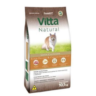 Ração Premier Vitta Natural Gatos Castrados Frango - 10,1 Kg