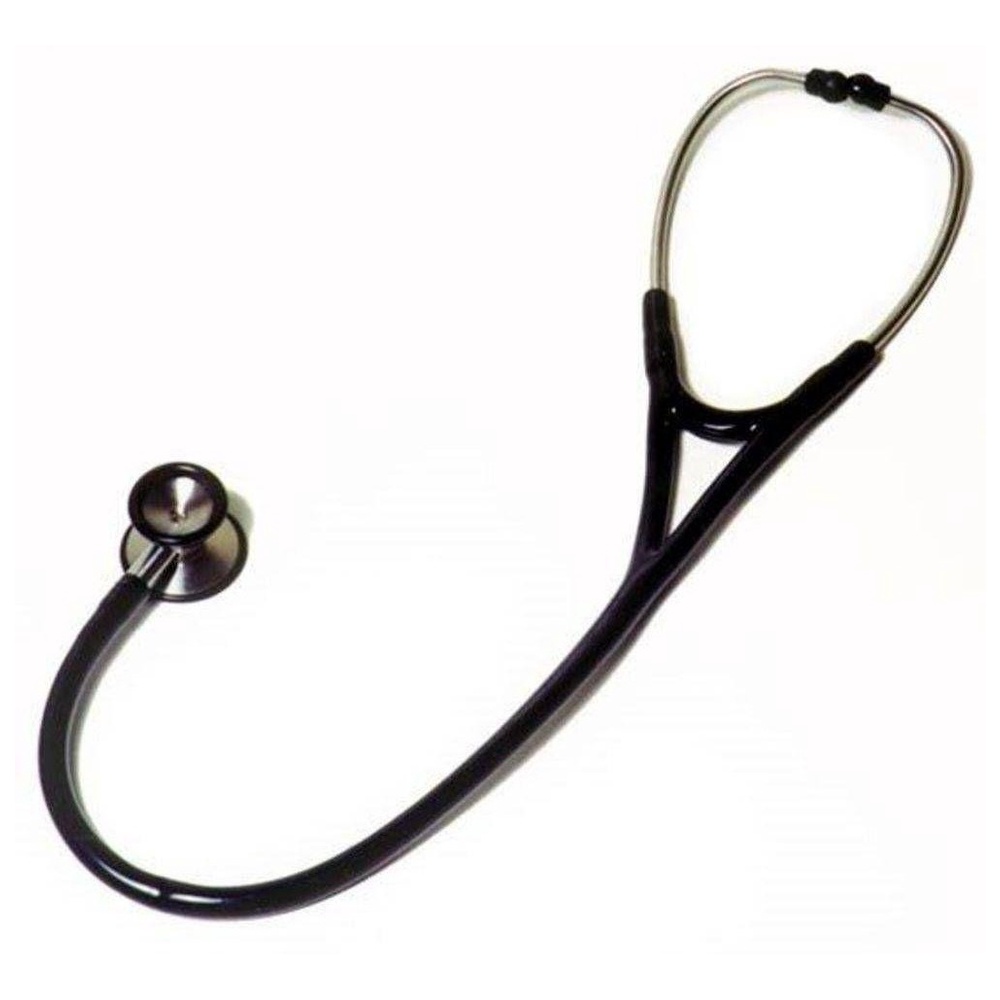 Estetoscópio Duplo Cardiológico Profissional Premium Preto