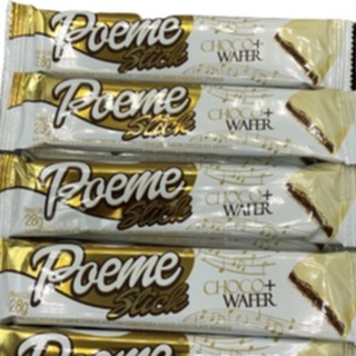 Chocolate Poeme Stick Branco + Wafer caixa com 40 unidades