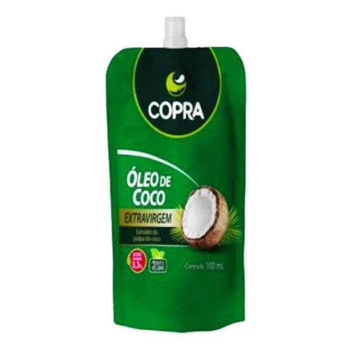 Oleo De Coco Extra Virgem Pouch 100ml - Copra - Original em Oferta na Shopee