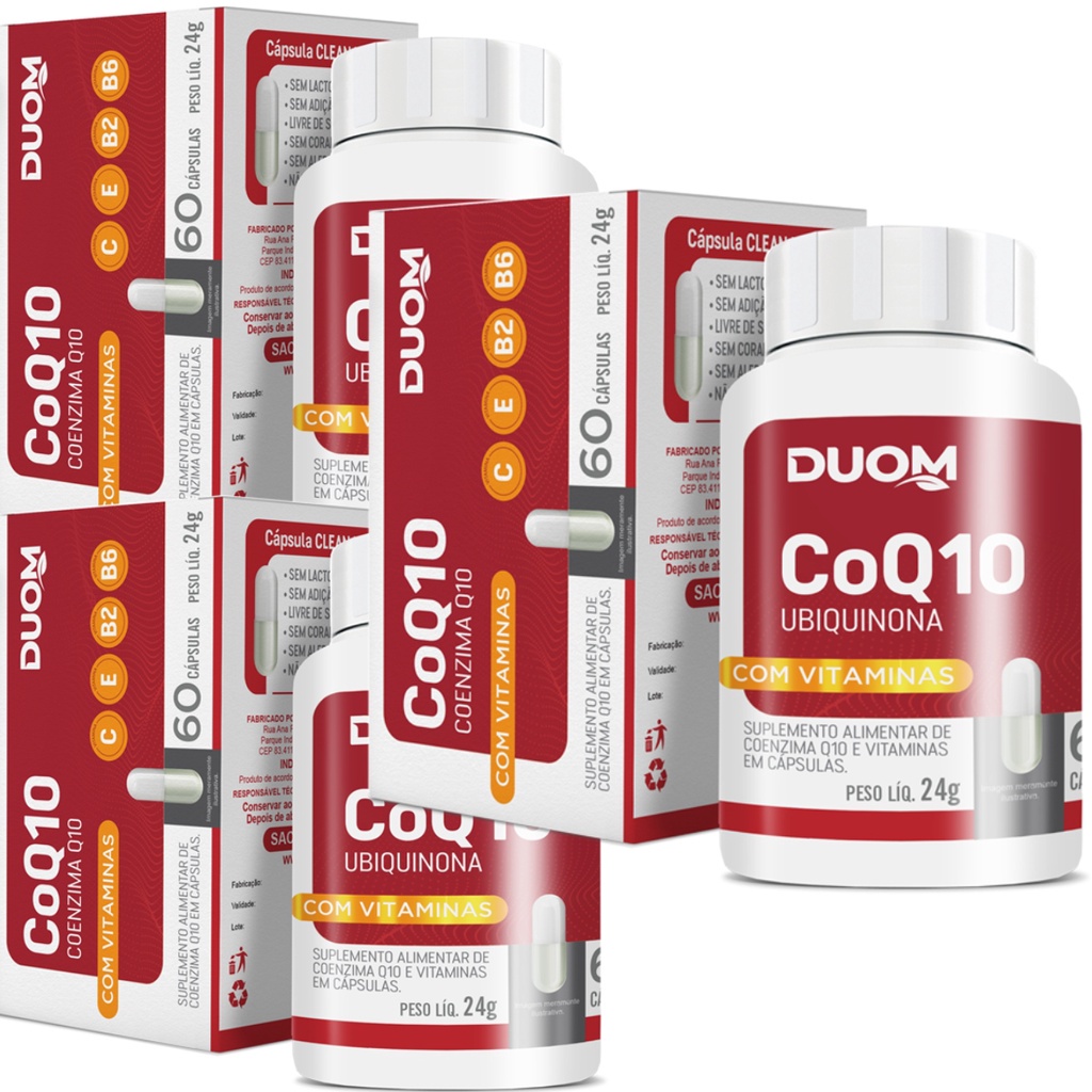 KIT 3 COENZIMA Q10 UBIQUINONA + VITAMINAS TOTAL 180 CÁPSULAS – MALTTA NUTRITION