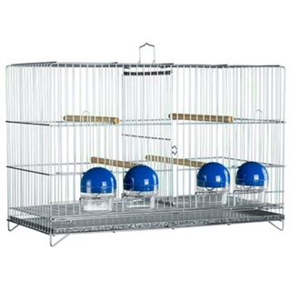 Gaiola Criadeira Capixaba Canarios E Passaros Similares Prata em Oferta na Shopee