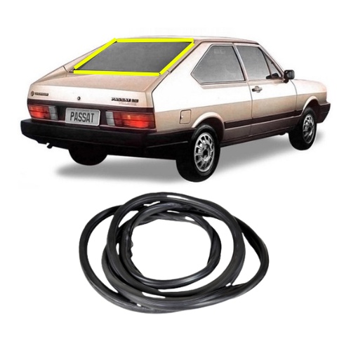 Borracha Vigia Passat 2 Portas Com Friso em Oferta na Shopee