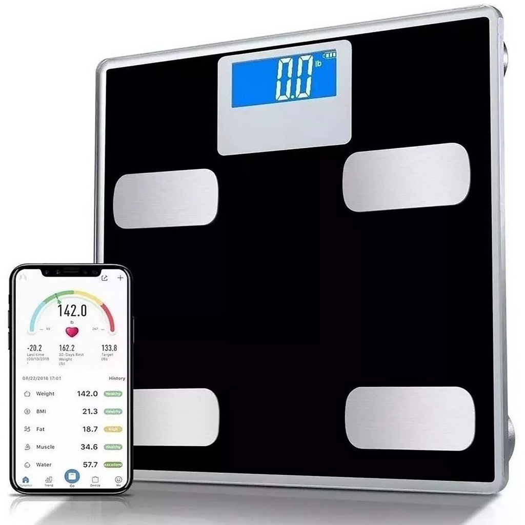 Balanca Bioimpedancia Peso Imc Gordura Corporal Musculatura Pogala ...