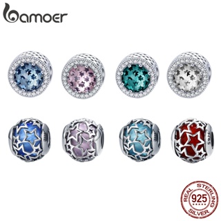 Conta Bamoer Prata 925 Sterling 10 Estilo Charme Para Acessórios De Colar Bangle DIY em Oferta na Shopee