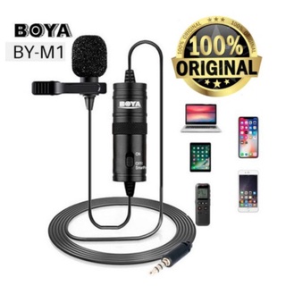 Microfone Boya By-m1 Condensador Omnidirecional Preto Original