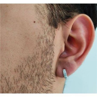 Brinco Argola Strass Brilho Masculino Feminino Biju Moda Verão Inverno.