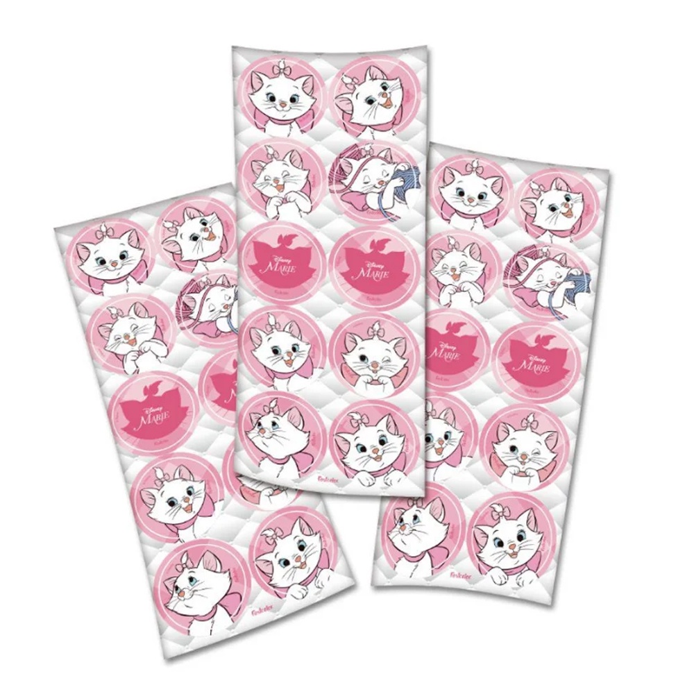 Adesivo Redondo Festa Marie - 30 unidades - Festcolor - Rizzo - Stationery