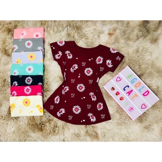 Blusa T-shirt Baby Look Feminino Estampadas Margarida