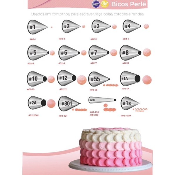Bico Wilton perlê original sem emendas ( linha completa perlê )// em Oferta na Shopee