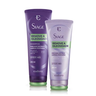 Kit  Siàge Remove A Oleosidade Shampoo + Condicionador - Eudora em Oferta na Shopee