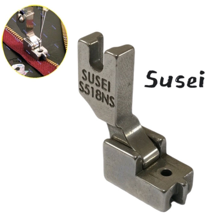 Calcador para Ziper Invisivel C/ Guia Estreito Susei (S518NS) em Oferta na Shopee