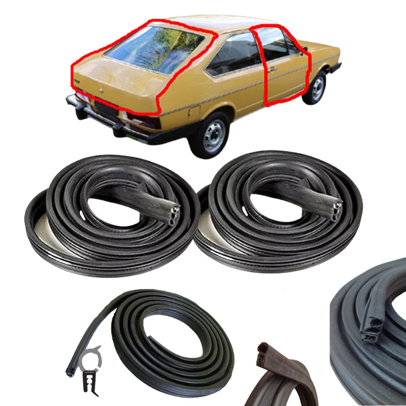 KIT Borrachas Vedação 2 Portas e Mala Passat 1973 a 1988 em Oferta na Shopee