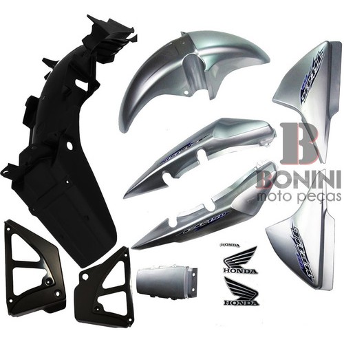 Kit Carenagem Cg 150 Titan 2006 06 Prata
