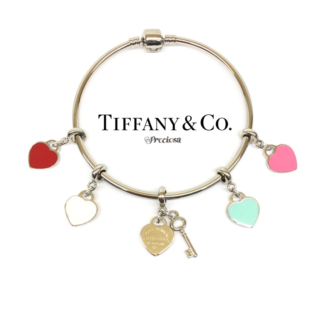 Berloque coração tiffany/ pingente/ pandora vivara