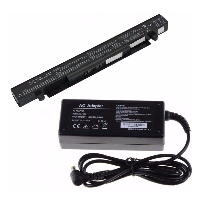 Bateria + Carregador P/ Asus X450ca X450la X450lc A41-x550a