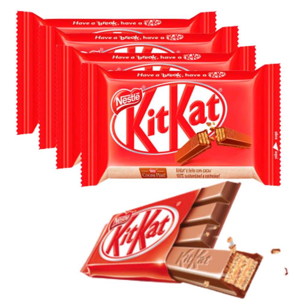 [AME R$16,98] Combo com 15 KitKat’s Ao Leite