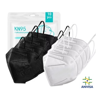 Kit 50 Máscaras Reutilizáveis N95 KN95 PFF2 5 Camadas