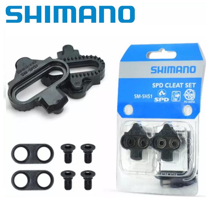 Shimano SPD SM SH56 SH51 MTB Release Multi-Rease Pedal Bike SPD Cleat Set para pedais Shimano m520 m540 m8000 m8100 m8020