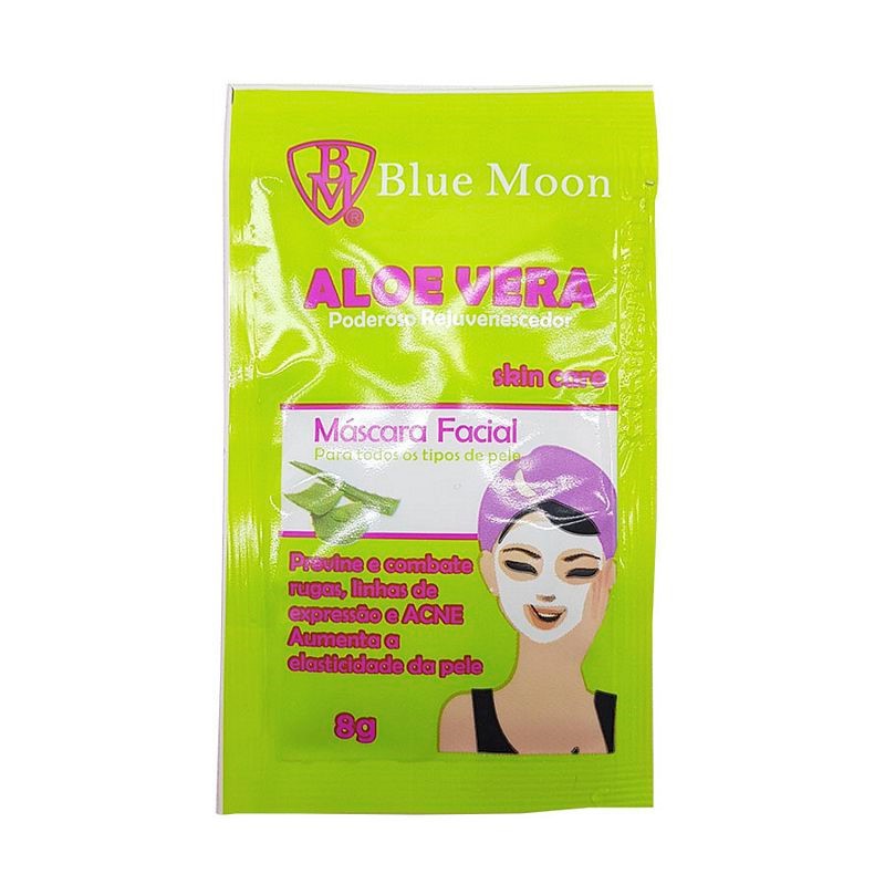 🍕perfection🥨 Mascara Facial Aloe Vera - Blue Moon