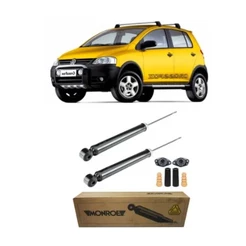 2 Amortecedor Kit Traseiro Crossfox Spacecross Origna Monroe