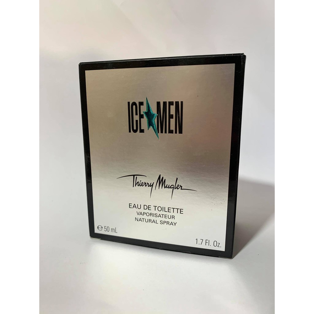 Caixa de Perfume Vazia Thierry Mugler Ice Men Masculino 50ml Shopee