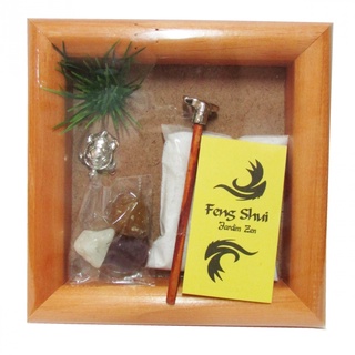 Jardim Japonês Zen Feng Shui Madeira 13 Cm
