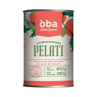 Tomate Pelado Oba Bem Querer 400 G