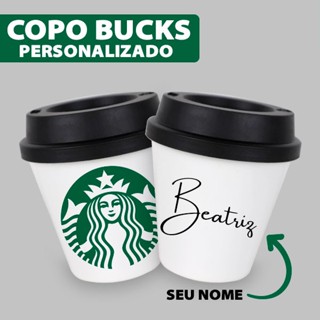 Copo Bucks  - Copo StarBucks Personalizado com seu Nome em Oferta na Shopee