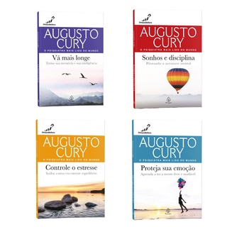 Kit Livros Augusto Cury - O Psiquiatra Mais Lido do Mundo