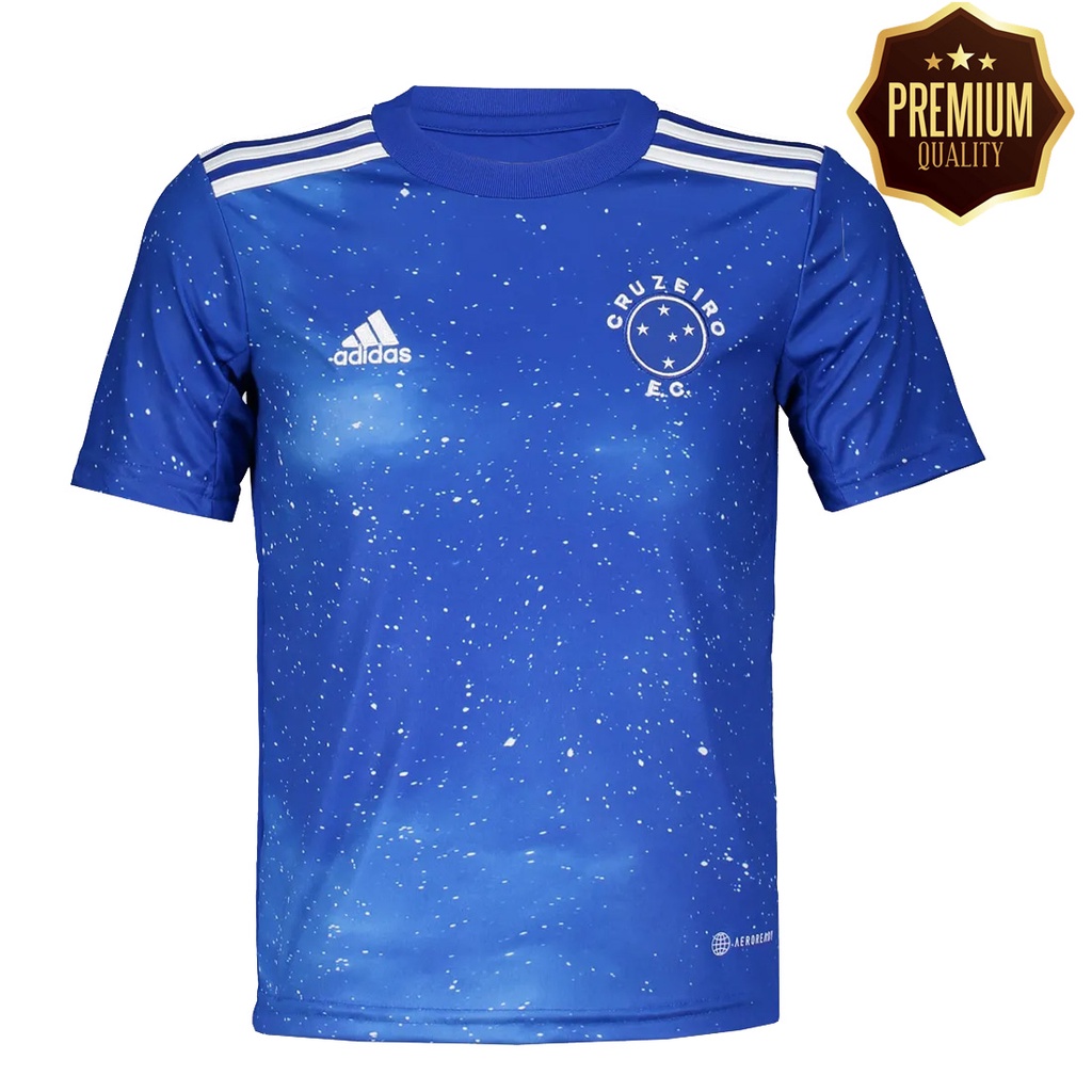 Camisa Cruzeiro Lançamento 2022/2023 - Azul Estrelado Unissex | Shopee  Brasil